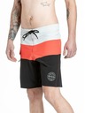 Meatfly Meatfly pánské plavky Mitch Boardshorts 21" Red Orange / Black | Červená | Velikost