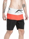 Meatfly Meatfly pánské plavky Mitch Boardshorts 21" Red Orange / Black | Červená | Velikost