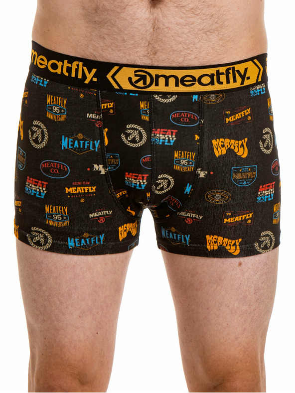 Meatfly Meatfly pánské boxerky Balboa Boxershorts Pineapple/Badges Gift Pack