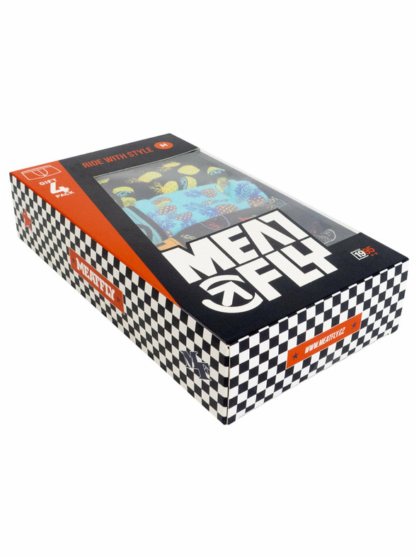 Meatfly Meatfly pánské boxerky Balboa Boxershorts Pineapple/Badges Gift Pack