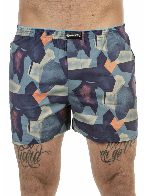 Meatfly Meatfly pánské trenýrky Agostino D - Shade | Šedá | Velikost