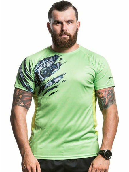 Meatfly Meatfly funkční triko Reaper A - Lime green | Zelená | Velikost