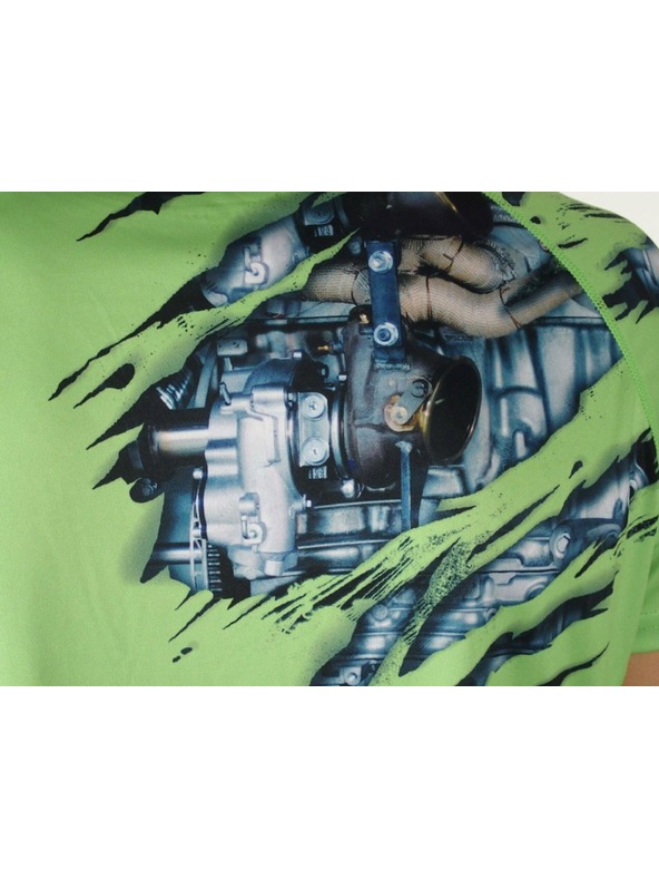 Meatfly Meatfly funkční triko Reaper A - Lime green | Zelená | Velikost