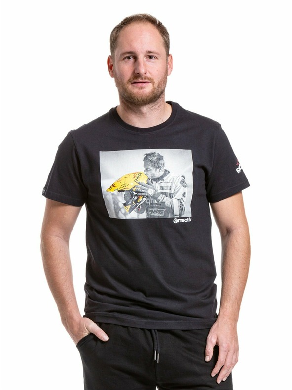 Meatfly Meatfly pánské tričko Big Shock Kiss Black | Černá | Velikost