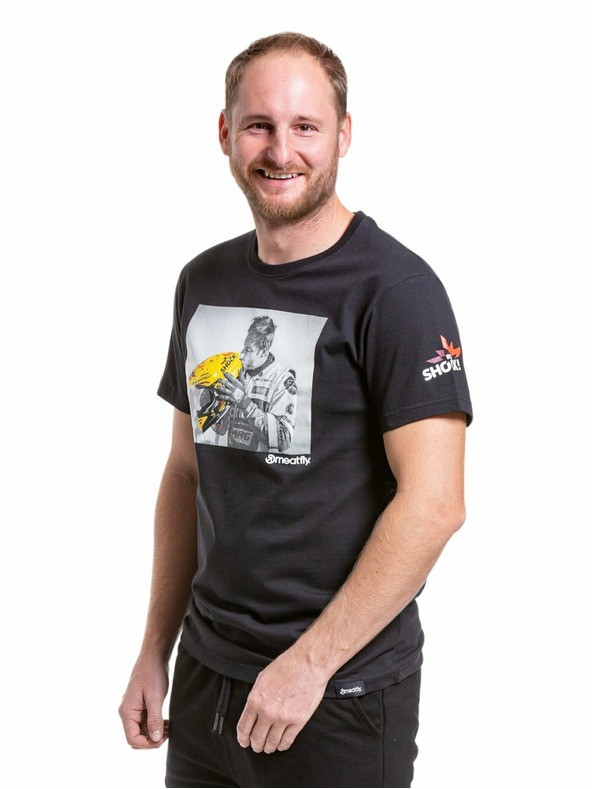 Meatfly Meatfly pánské tričko Big Shock Kiss Black | Černá | Velikost