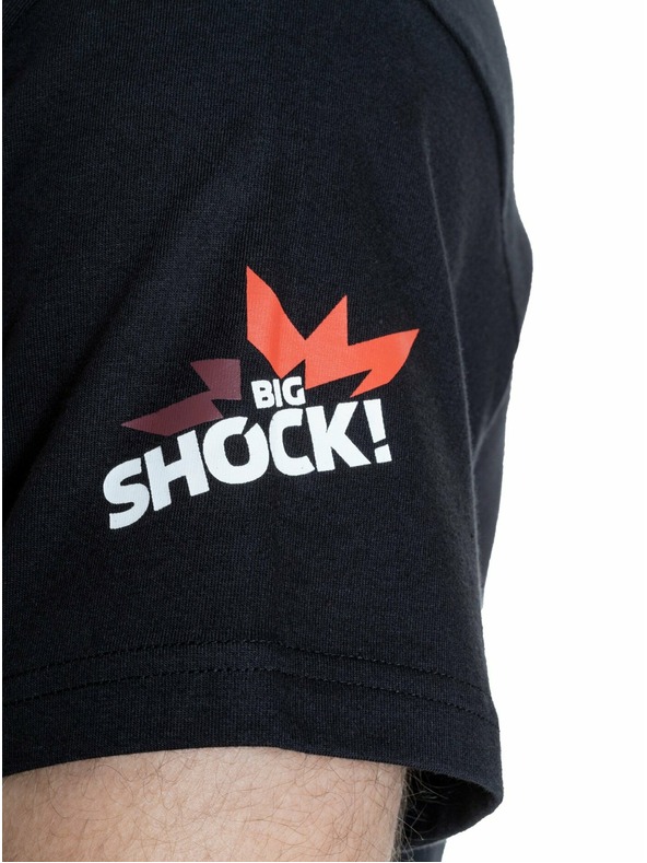 Meatfly Meatfly pánské tričko Big Shock Kiss Black | Černá | Velikost