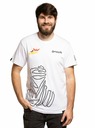 Meatfly Meatfly pánské tričko Big Shock Dakar White | Bílá | Velikost M | 100% bavlna
