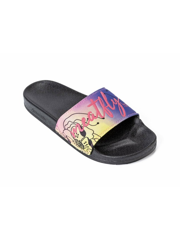 Meatfly Meatfly dámské pantofle Hudson Peach Flowers