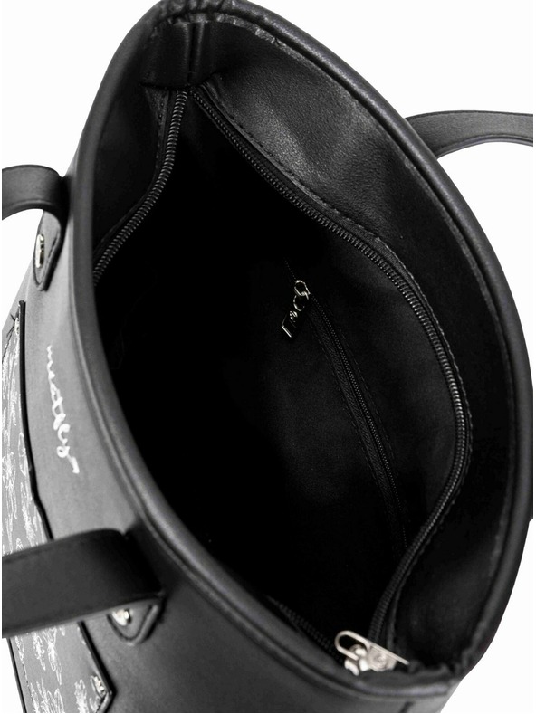 Meatfly Meatfly kabelka / batoh Kerry Blossom Black | Černá | Objem 7 L