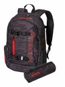 Meatfly Meatfly batoh Basejumper Morph Black 22 L | Černá | Objem 22 L
