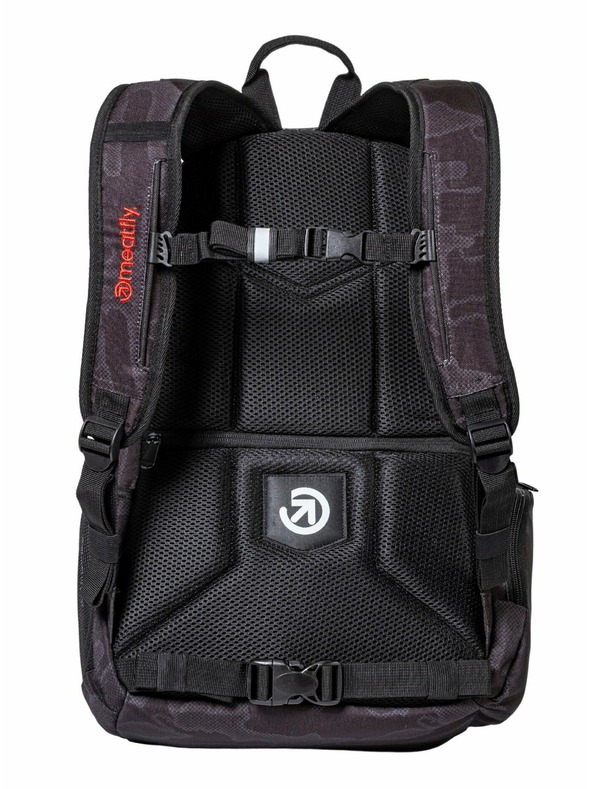 Meatfly Meatfly batoh Basejumper Morph Black 22 L | Černá | Objem 22 L