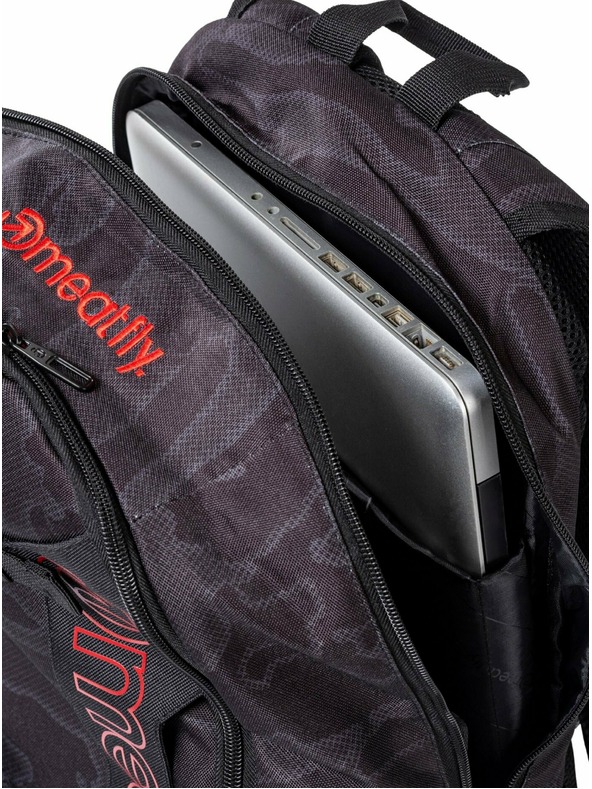 Meatfly Meatfly batoh Basejumper Morph Black 22 L | Černá | Objem 22 L