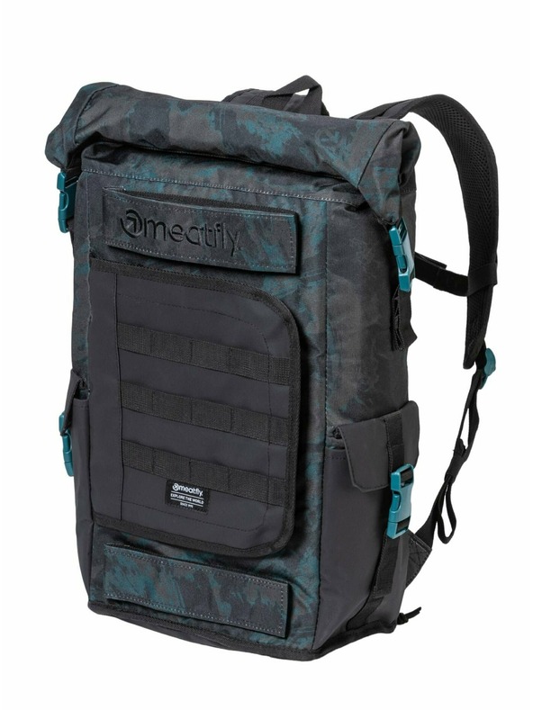 Meatfly Meatfly batoh Periscope Petrol Mossy 30 L | Modrá | Objem 30 L