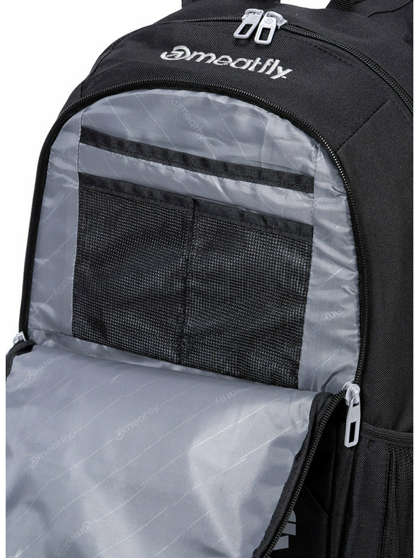 Meatfly Meatfly batoh Basejumper Black 22 L + PENÁL ZDARMA | Černá | Objem 22 L