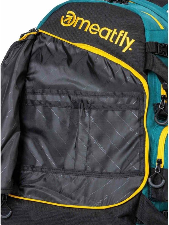 Meatfly Meatfly batoh Wanderer Snake Green / Black 28 L | Černá | Objem 28 L