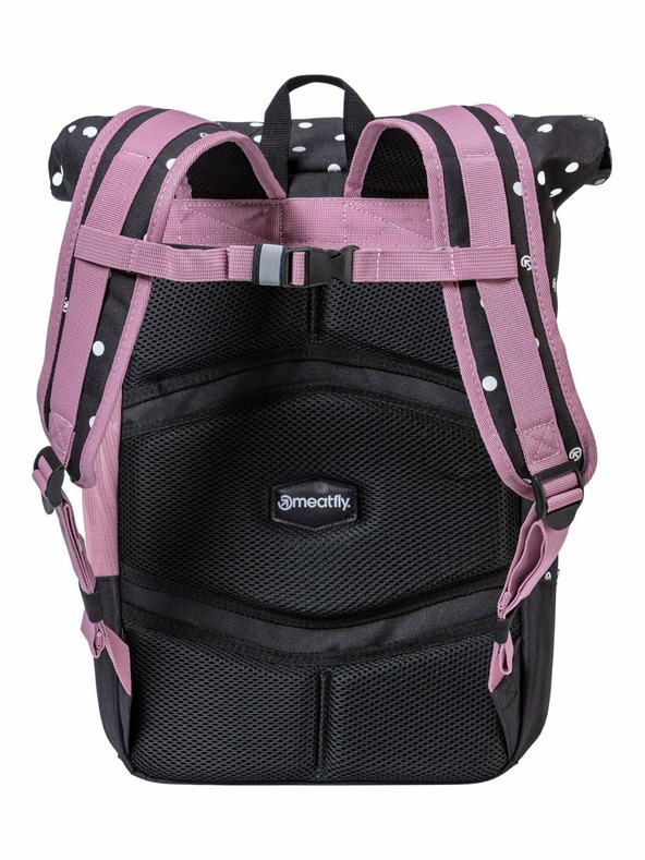 Meatfly Meatfly batoh Holler Black Dots 28 L | Černá | Objem 28 L