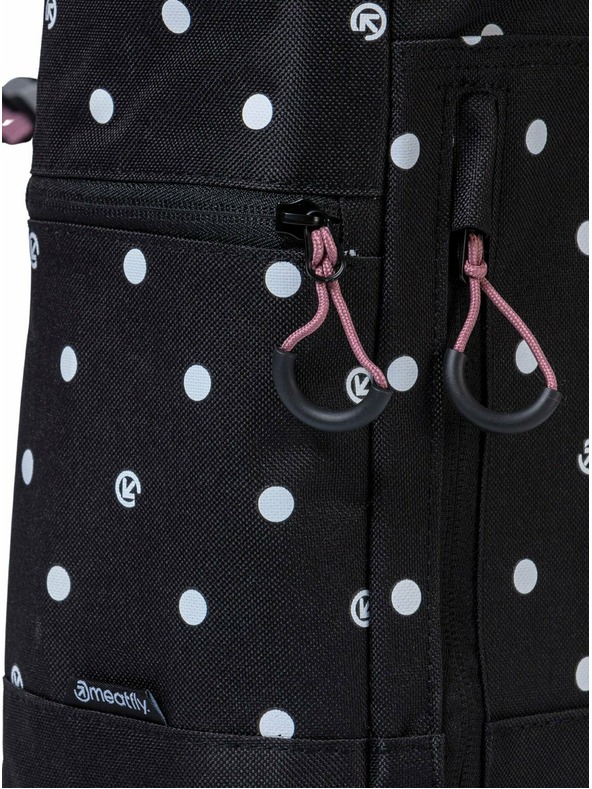 Meatfly Meatfly batoh Holler Black Dots 28 L | Černá | Objem 28 L