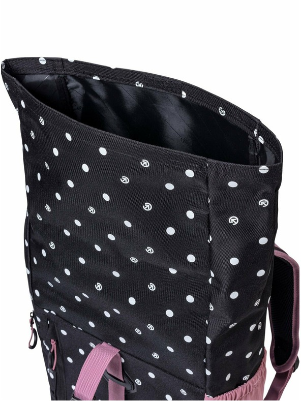 Meatfly Meatfly batoh Holler Black Dots 28 L | Černá | Objem 28 L