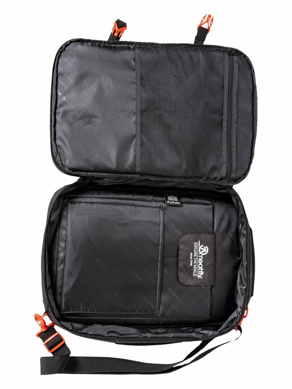Meatfly Meatfly batoh Riley Morph Black 28 L | Černá | Objem 28 L