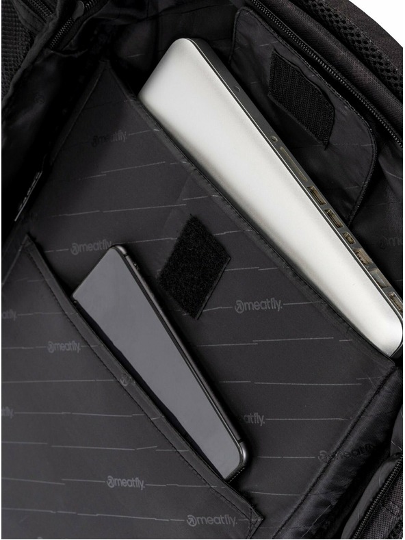 Meatfly Meatfly batoh Riley Morph Black 28 L | Černá | Objem 28 L