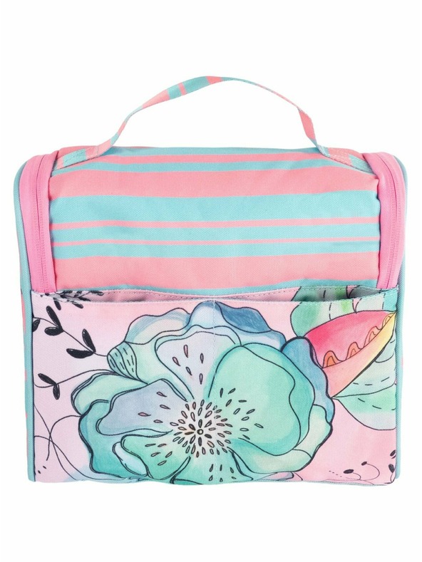 Meatfly Meatfly toaletní taška X Pura Vida Cara Mint Flowers