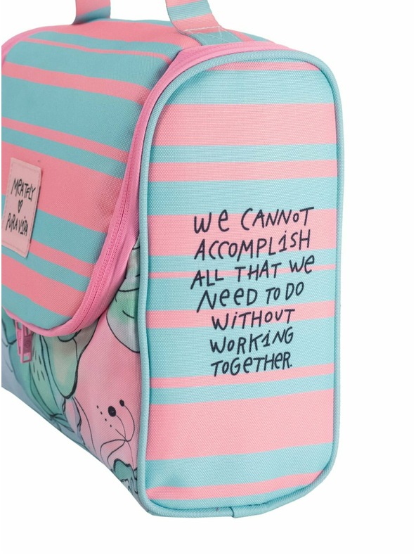 Meatfly Meatfly toaletní taška X Pura Vida Cara Mint Flowers