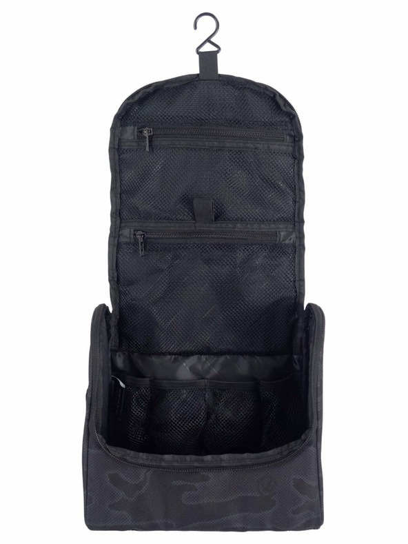 Meatfly Meatfly toaletní taška Specter Morph Black | Černá | Objem 6 L