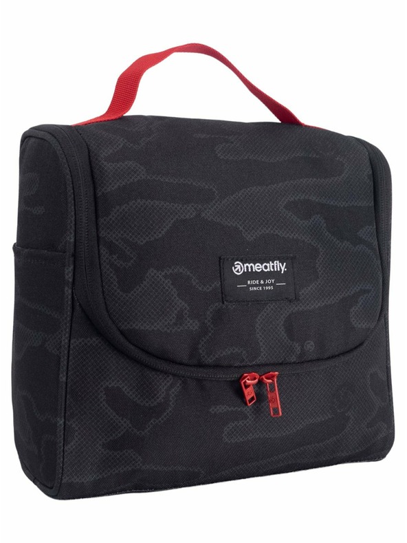 Meatfly Meatfly toaletní taška Specter Morph Black | Černá | Objem 6 L