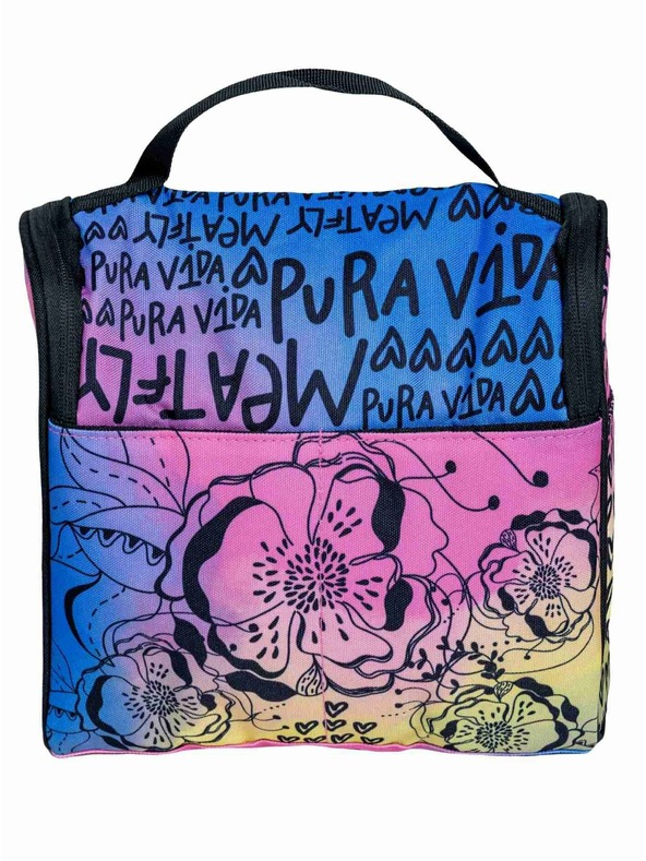 Meatfly Meatfly toaletní taška Cara Peach Flowers | Růžová | Velikost