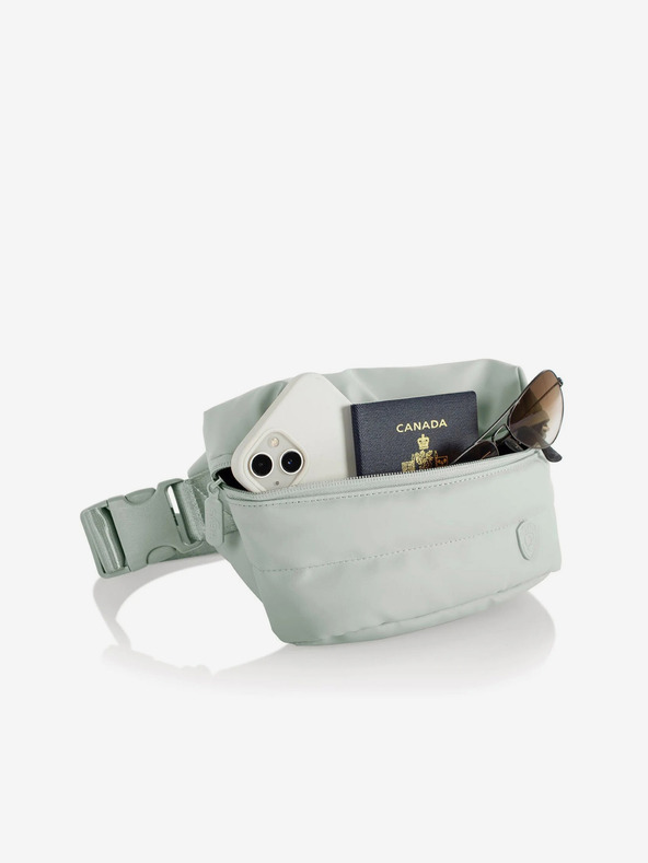 Heys Mentolová ledvinka Heys Puffer Mini Waist Bag