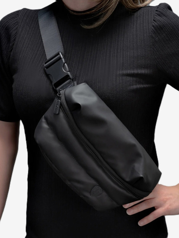 Heys Černá ledvinka Heys Puffer Mini Waist Bag