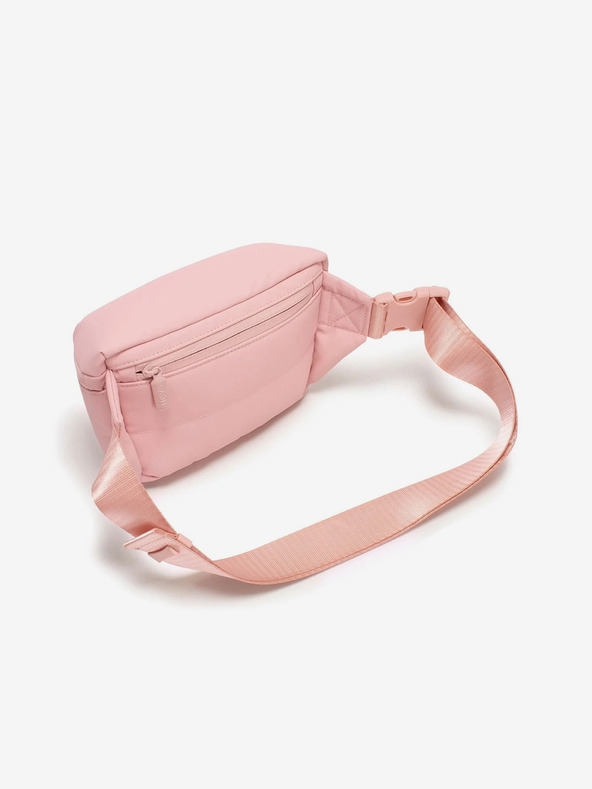 Heys Růžová dámská ledvinka Heys Puffer Mini Waist Bag Rose