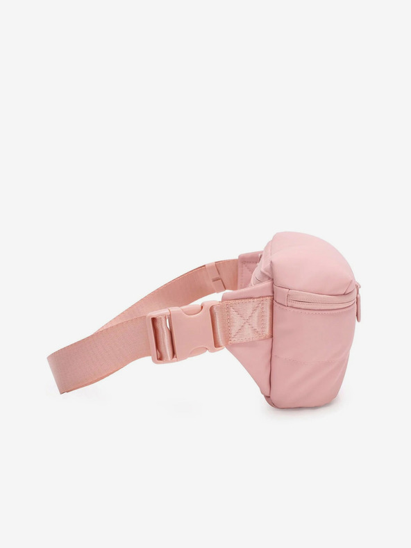 Heys Růžová dámská ledvinka Heys Puffer Mini Waist Bag Rose