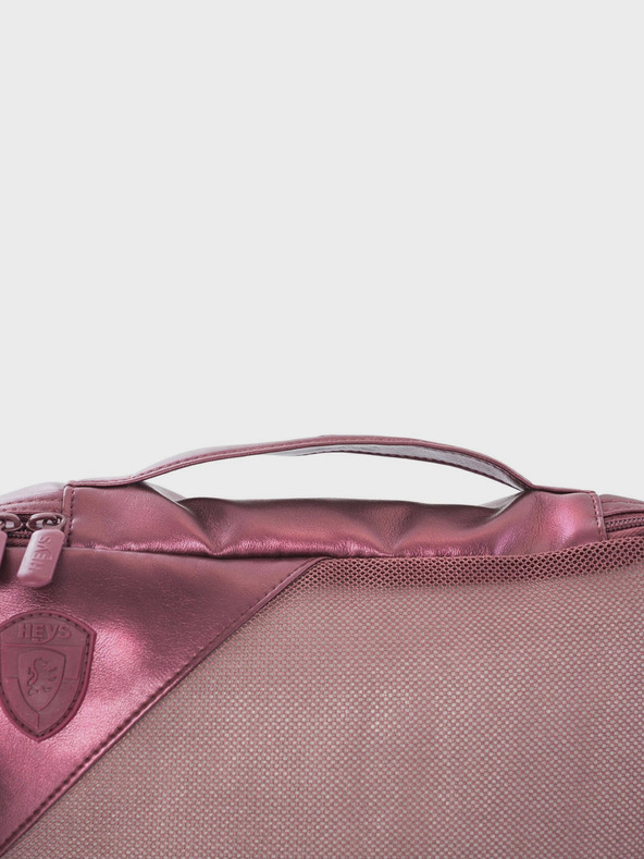 Heys Sada pěti cestovních taštiček v tmavě růžové barvě Heys Metallic Packing Cube 5pc