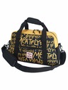 Meatfly Meatfly cestovní taška X Pura Vida Mavis Yellow/Black | Žlutá | Objem 26 L