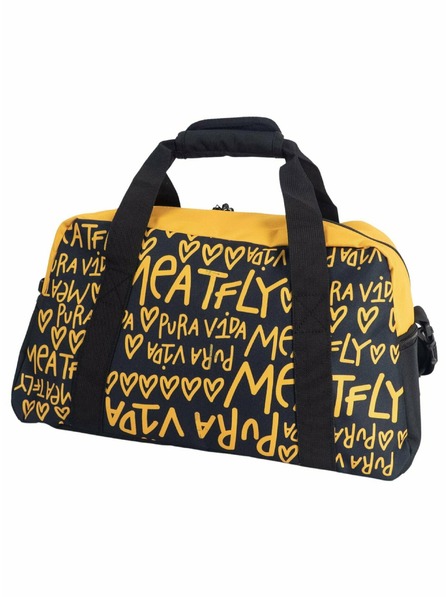 Meatfly Meatfly cestovní taška X Pura Vida Mavis Yellow/Black | Žlutá | Objem 26 L