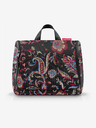 Reisenthel Vínovo-černá dámská vzorovaná kosmetická taška Reisenthel Toiletbag XL Paisley Black