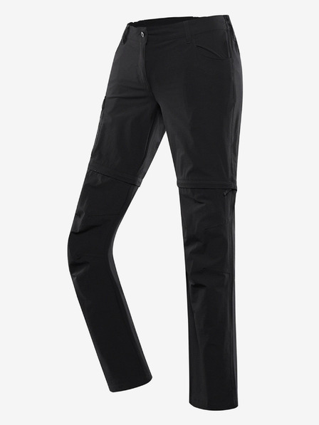 ALPINE PRO Dámské outdoorové kalhoty s odepínacími nohavicemi ALPINE PRO NESCA black