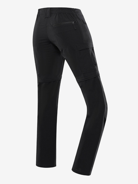 ALPINE PRO Dámské outdoorové kalhoty s odepínacími nohavicemi ALPINE PRO NESCA black