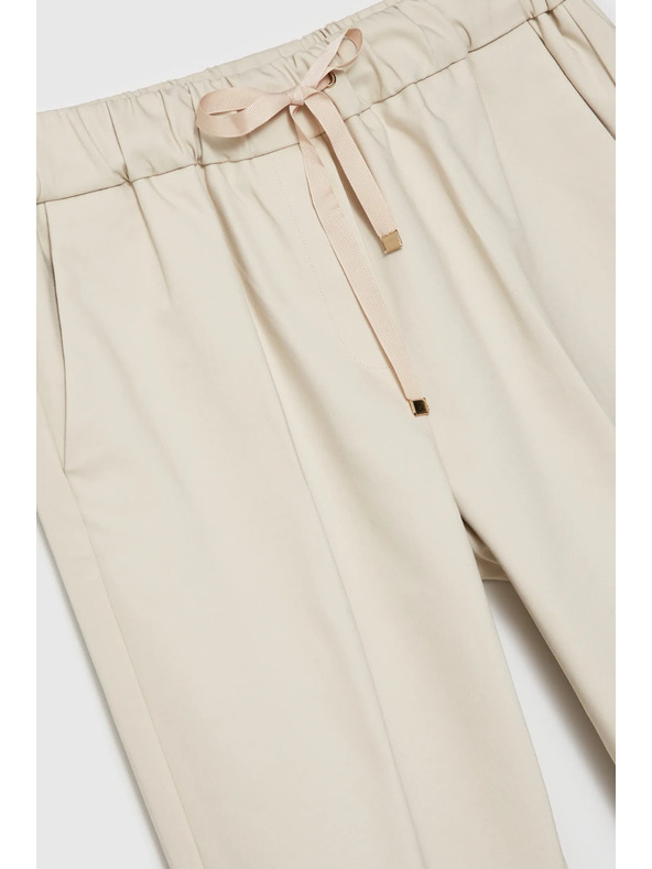 Moodo Dámské kalhoty béžové Moodo