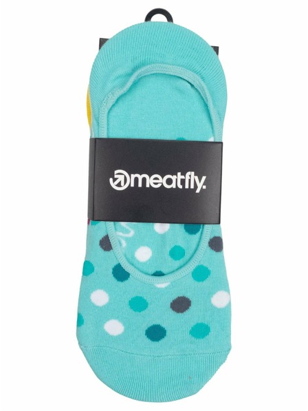 Meatfly Meatfly ponožky Low Socks Triple Pack Ocean Blue | Modrá | Velikost
