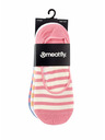 Meatfly Meatfly ponožky Low socks - Triple pack D/ Big Stripes | Mnohobarevná | Velikost