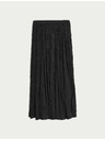 Marks & Spencer Plisovaná natahovací midi sukně Marks & Spencer