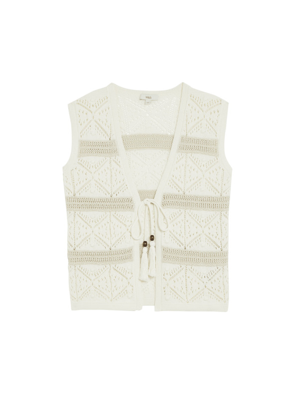 Marks & Spencer Zúžená texturovaná vesta Marks & Spencer