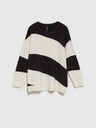 Moodo Bílo-černý dámský svetr Moodo