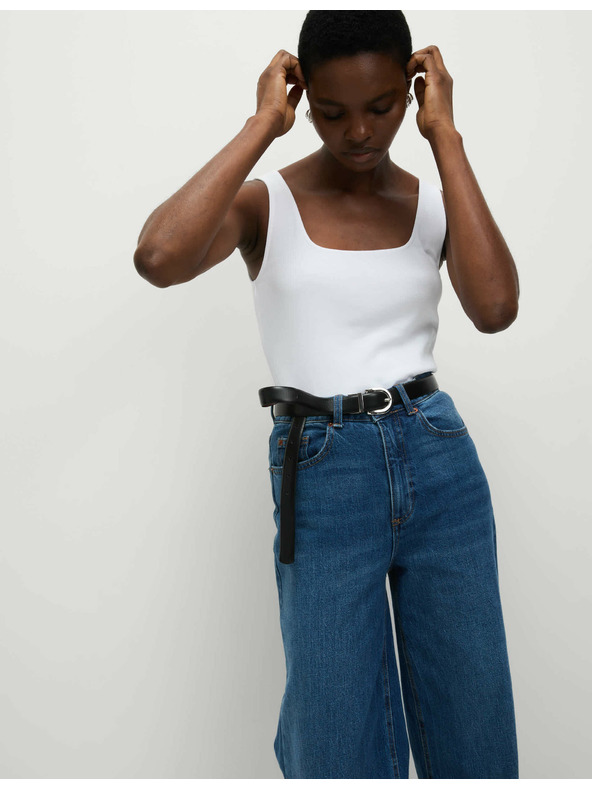 Marks & Spencer Tílkový top s hranatým výstřihem Marks & Spencer