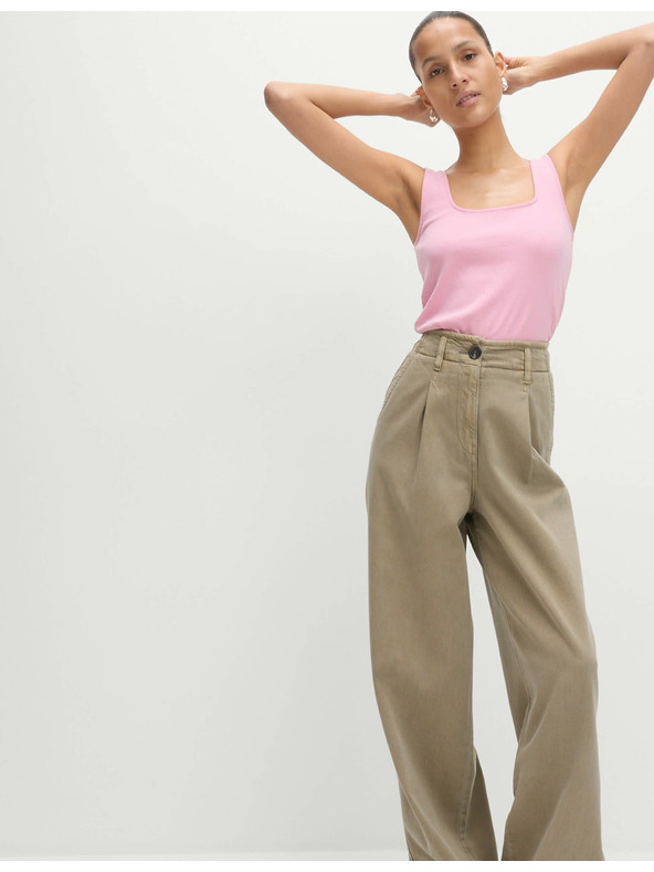 Marks & Spencer Tílkový top s hranatým výstřihem Marks & Spencer