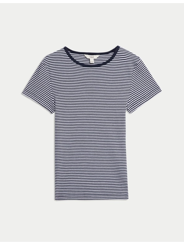Marks & Spencer Proužkované žebrované tričko Marks & Spencer