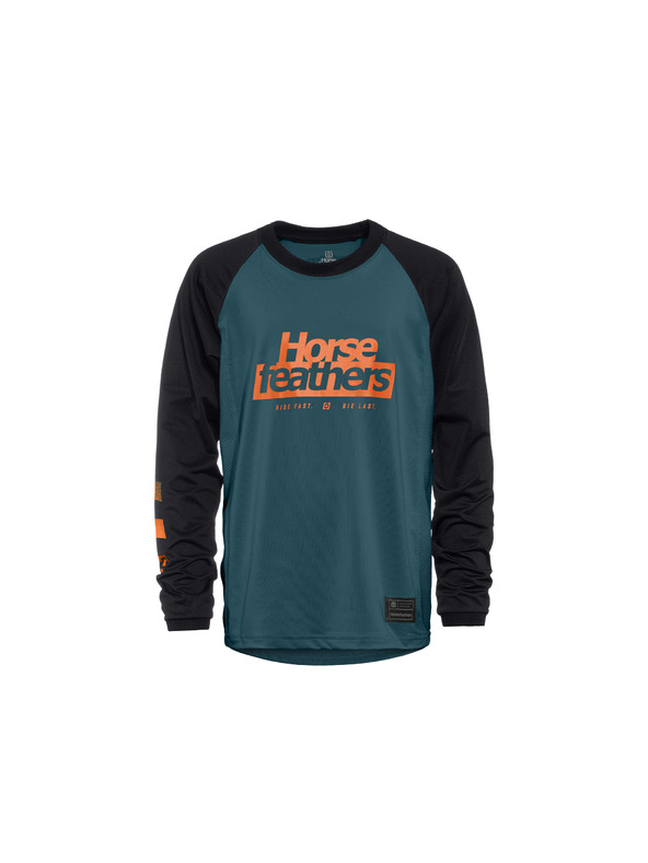 Horsefeathers Dětský bike dres Spike petrolejová HORSEFEATHERS