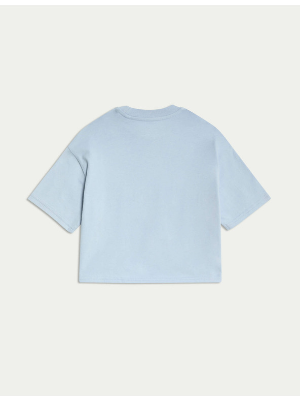 Marks & Spencer Tričko z čisté bavlny se psím motivem (2–8 let) Marks & Spencer modrá